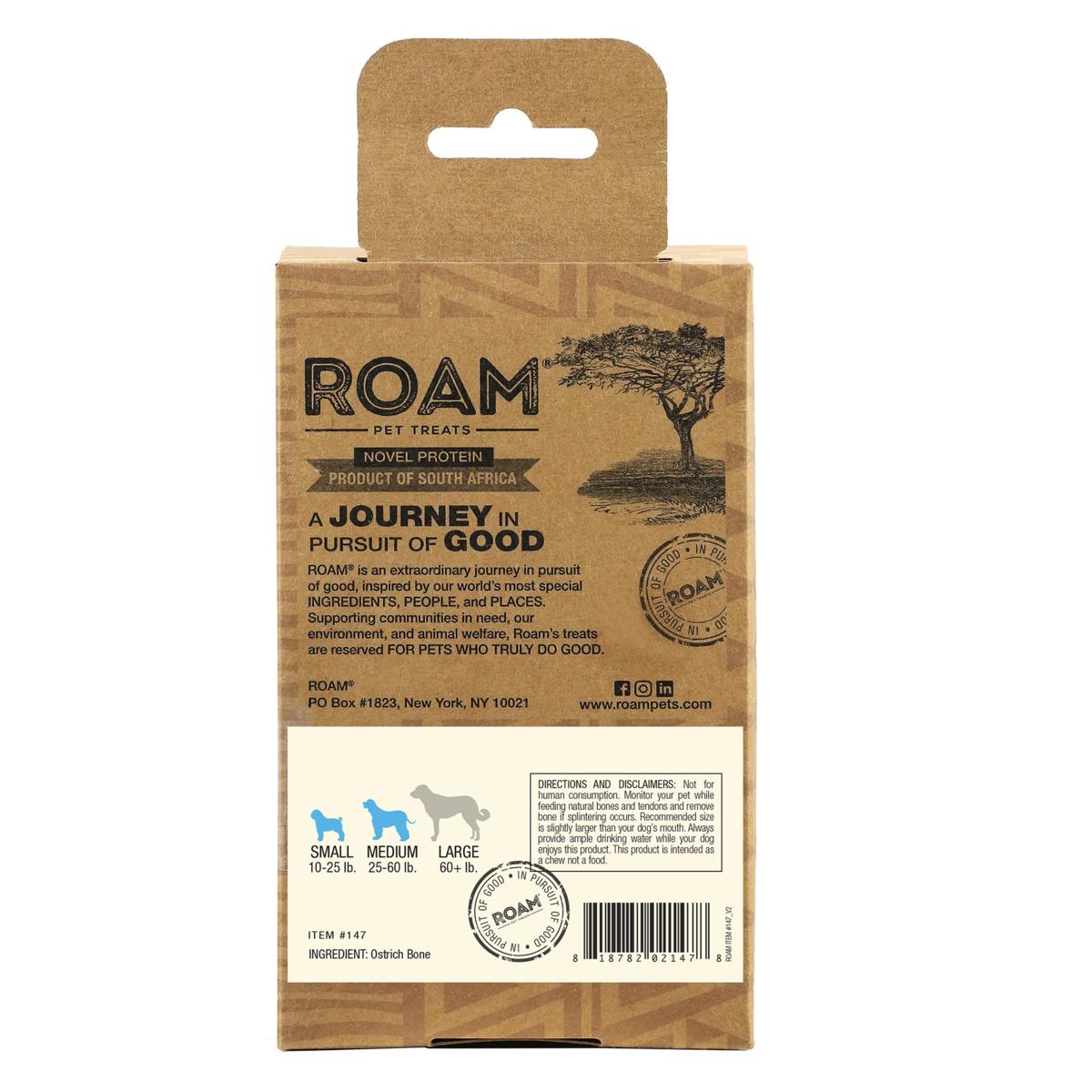 are roam ostrich bones safe for dogs