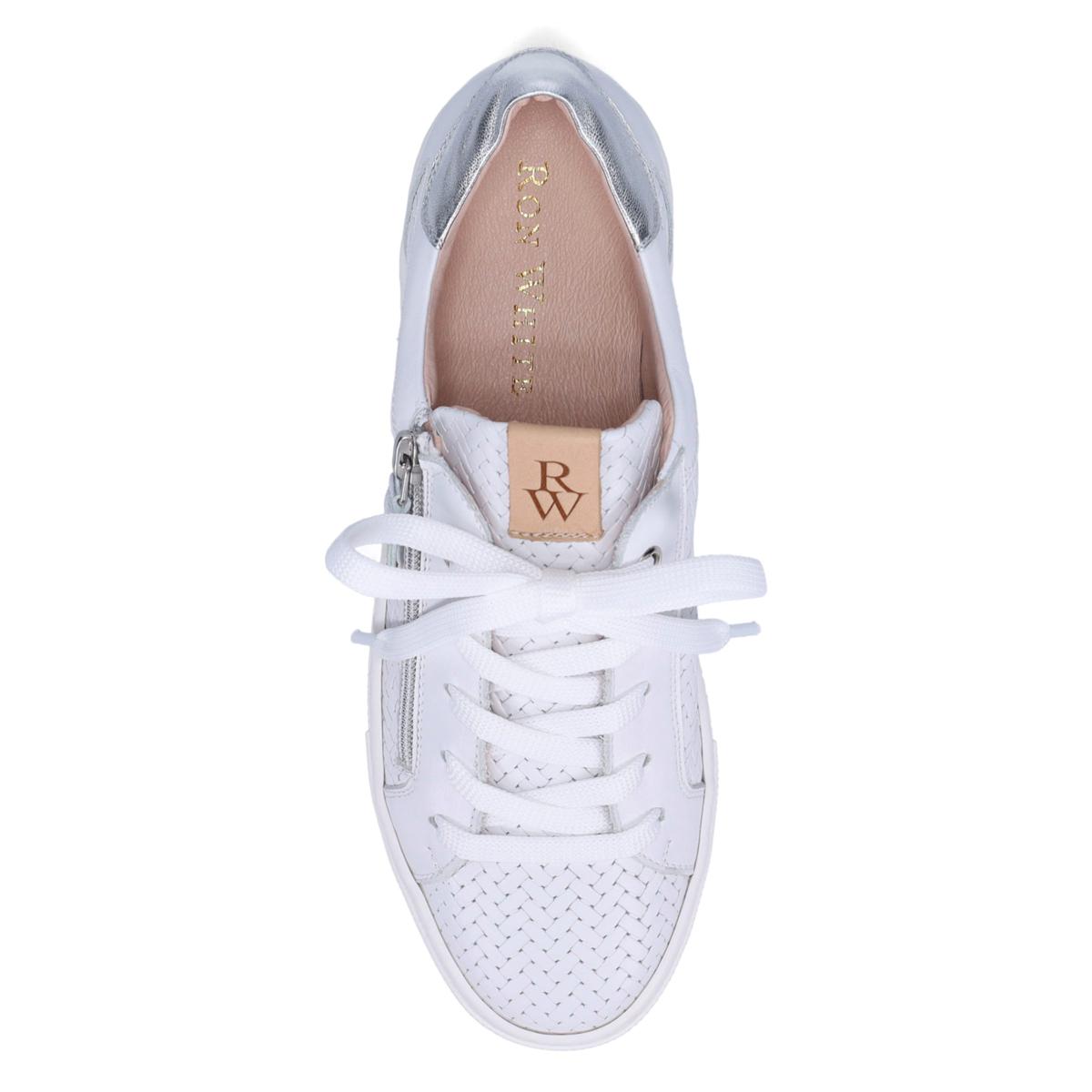 Ron White Oralie Leather Footbed Sneaker | HSN
