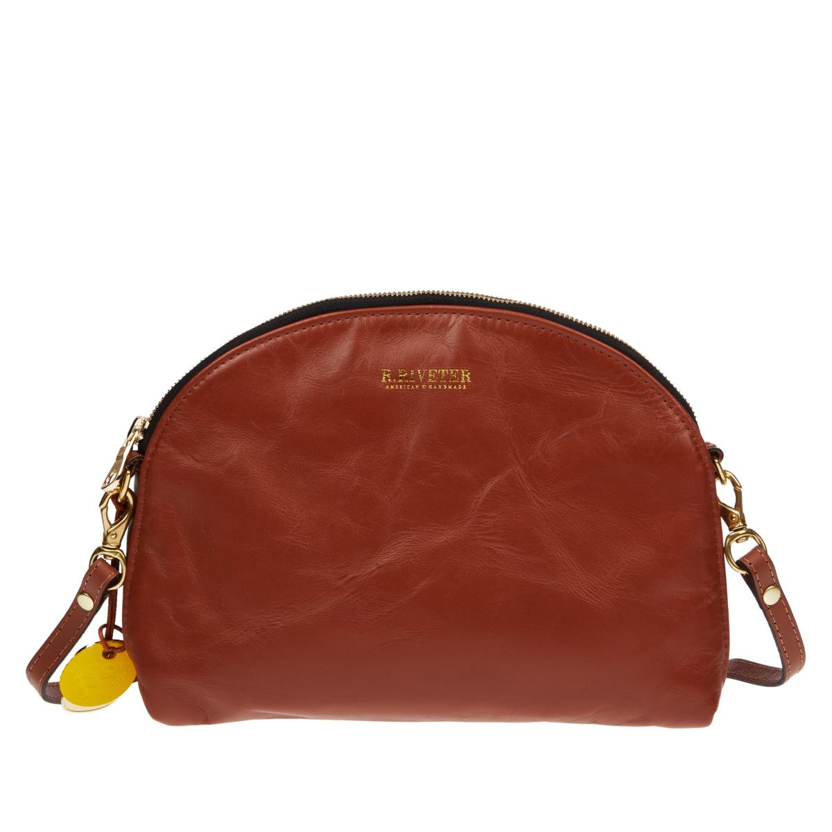 Caroline Cowhide & Leather Crossbody With Removable Strap 