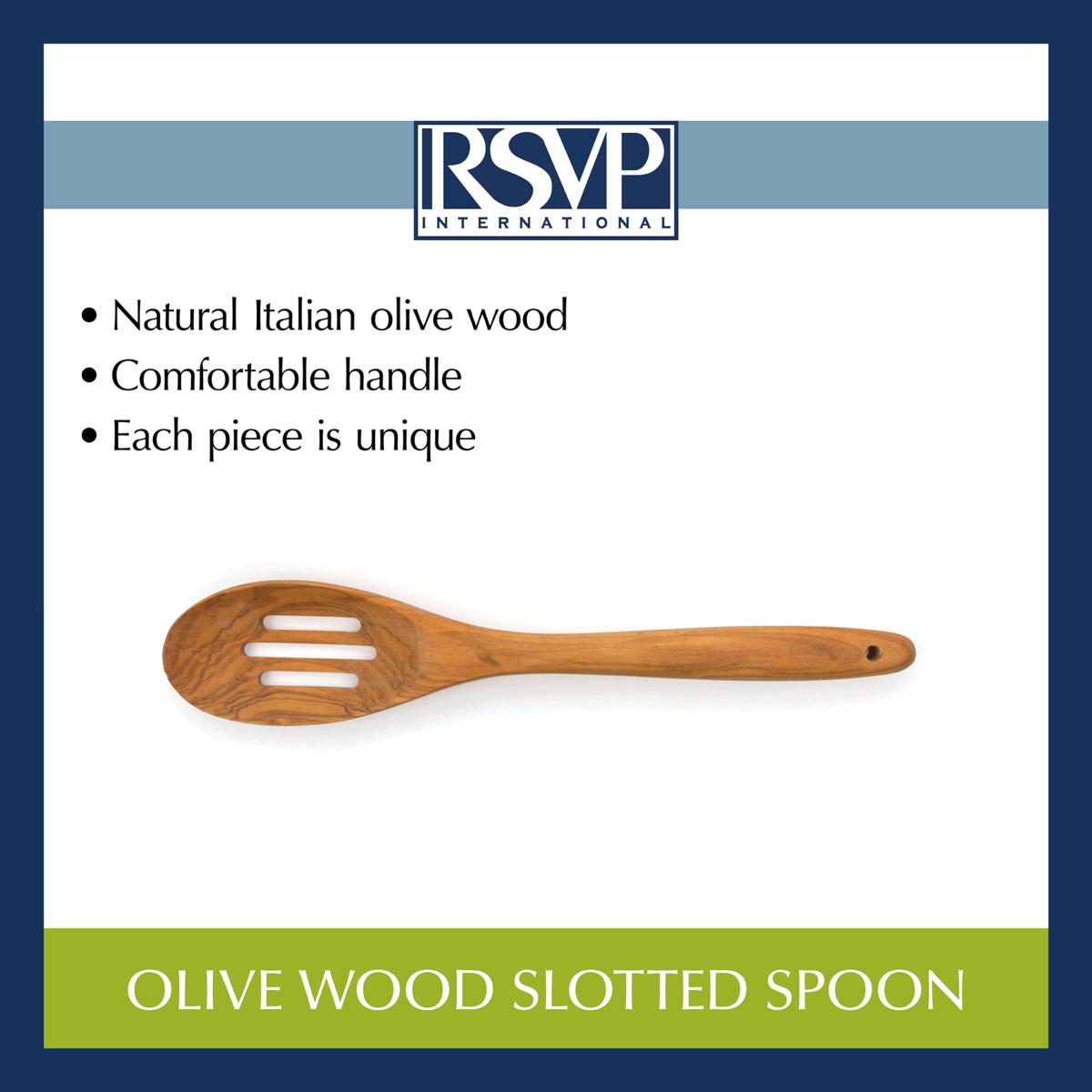 Martha Stewart Bainford 14 Inch Beech Wood Slotted Spoon