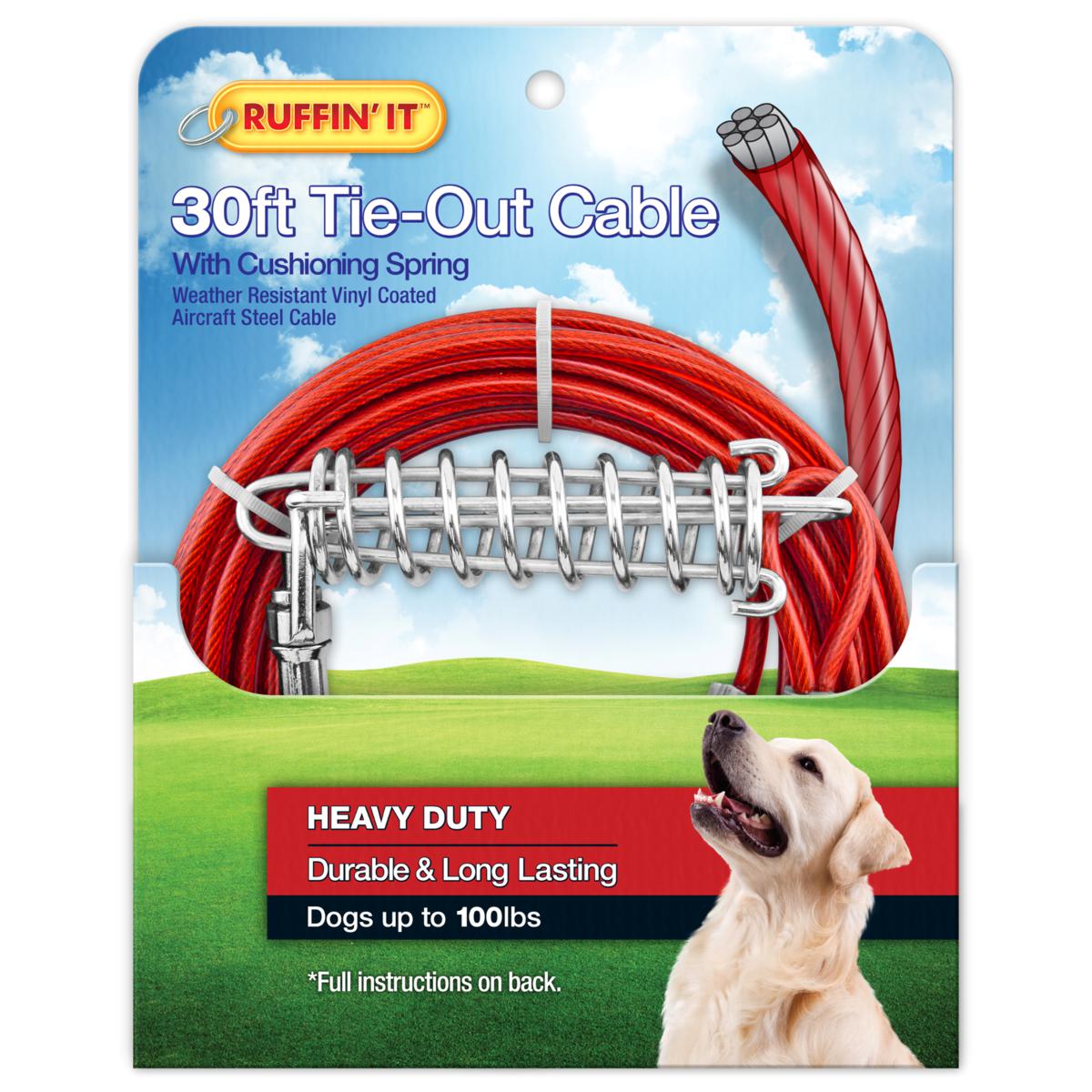 Dog tie out cable hotsell 30 ft