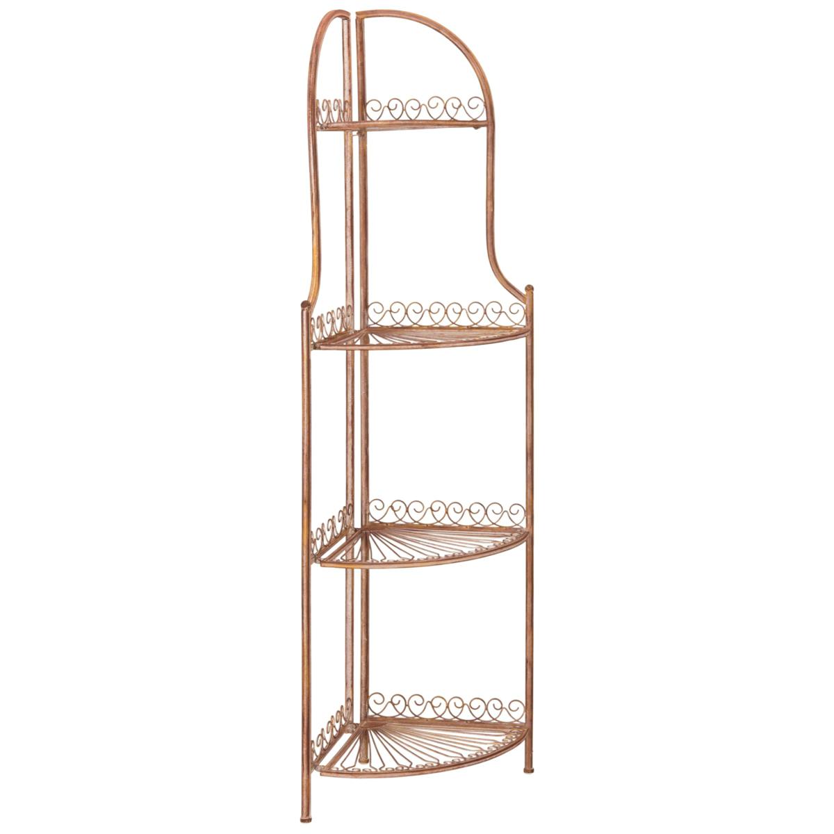 rose gold iron rack 3 tiers