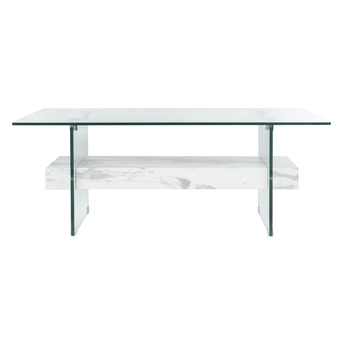 Safavieh Kayley Modern Rectangular Glass Coffee Table 8608065 HSN