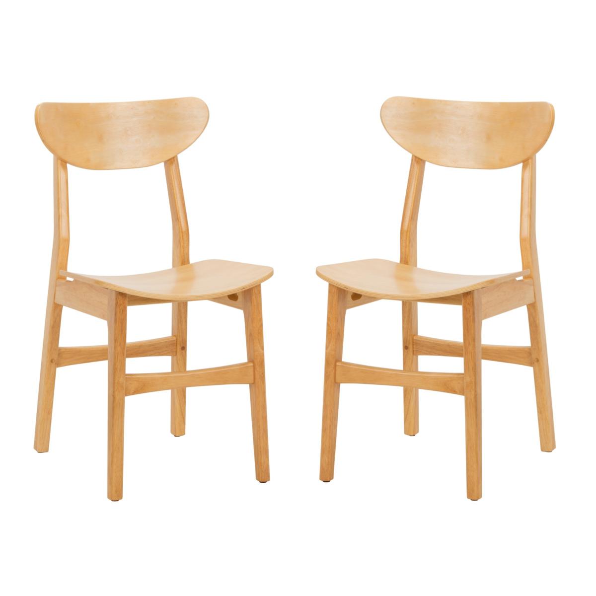 Retro wood dining discount chairs