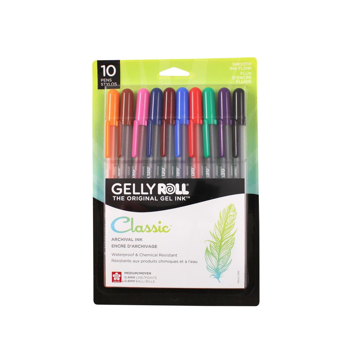 Sakura® Gelly Roll® Classic™ White Gel Ink Pens