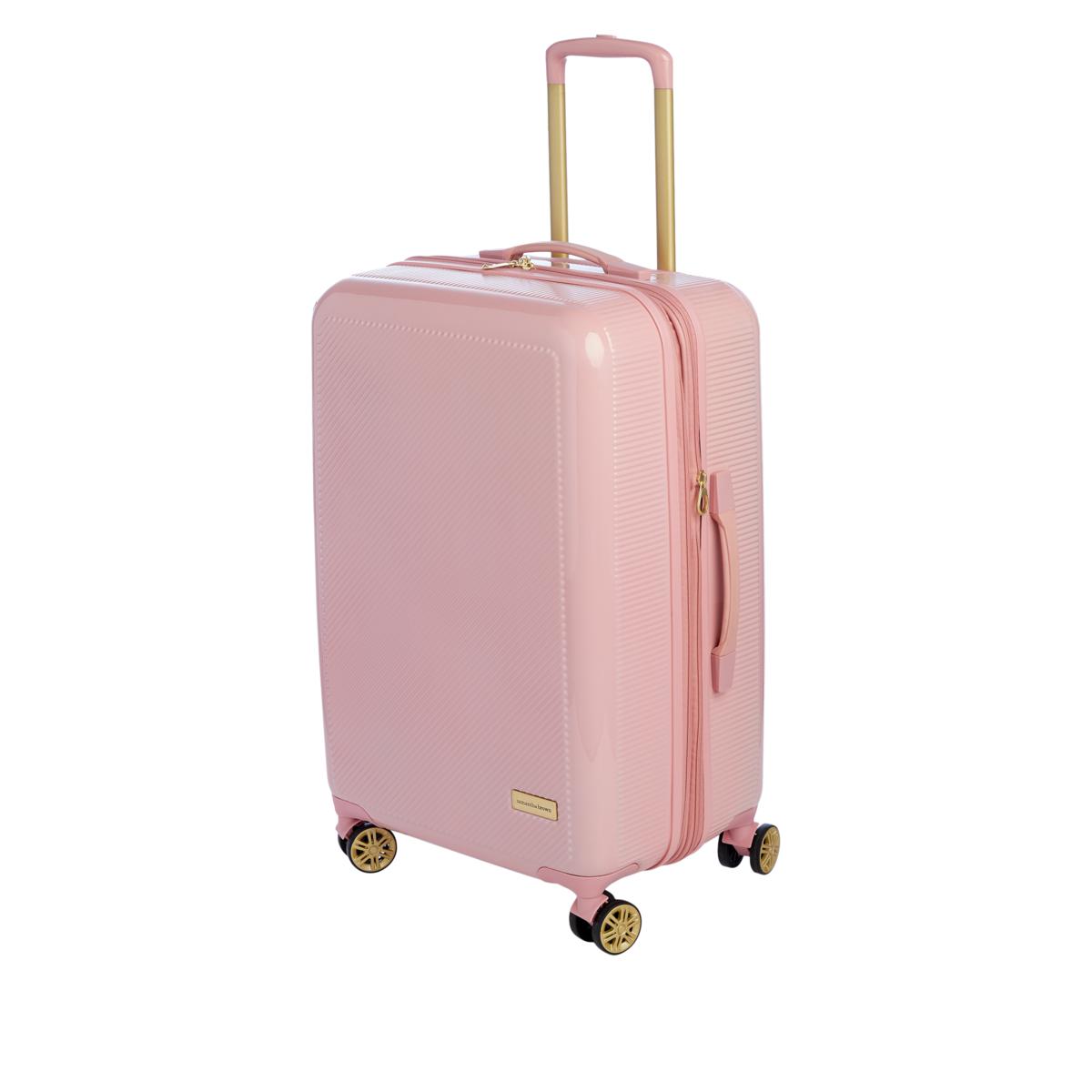 Pink New York Giants 20 8-Wheel Hardcase Spinner Carry-On