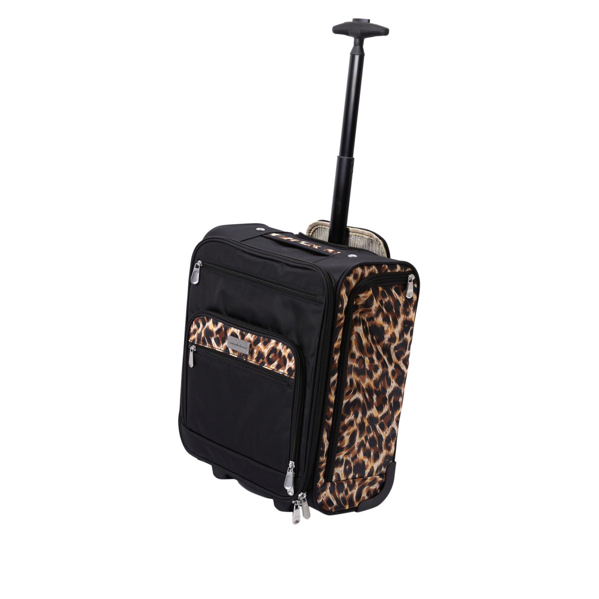 samantha brown luggage black