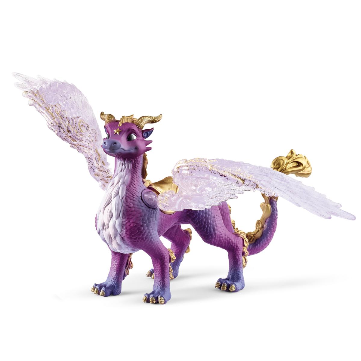 Schleich Bayala: Night Sky Dragon Purple/Gold Figurine - 23106769 | HSN