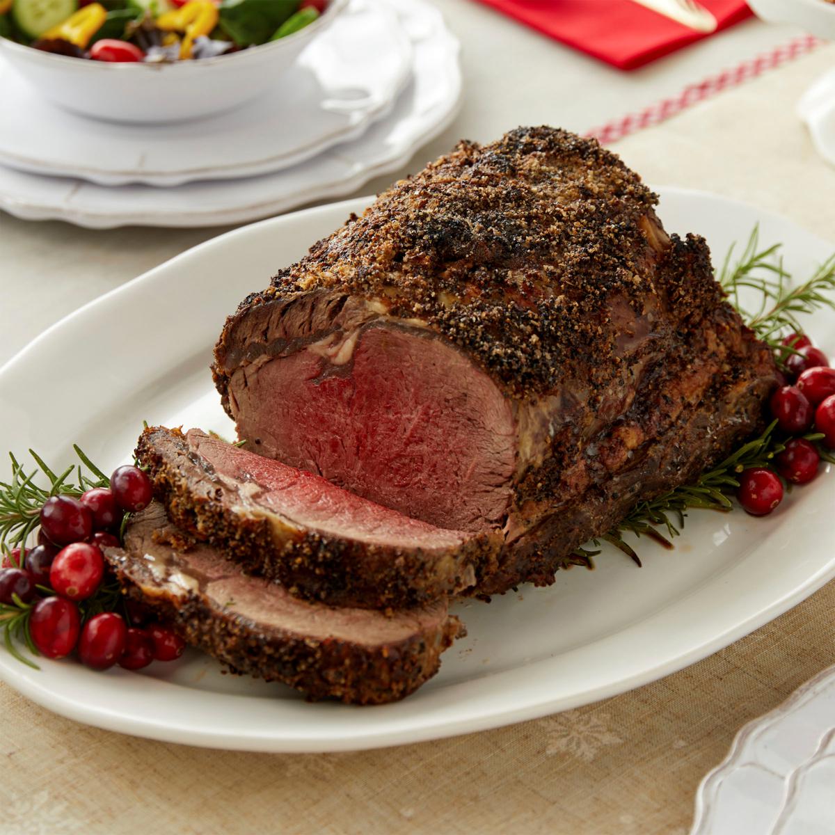 Rastelli's 4-lb Black Angus Prime Rib with Butter 