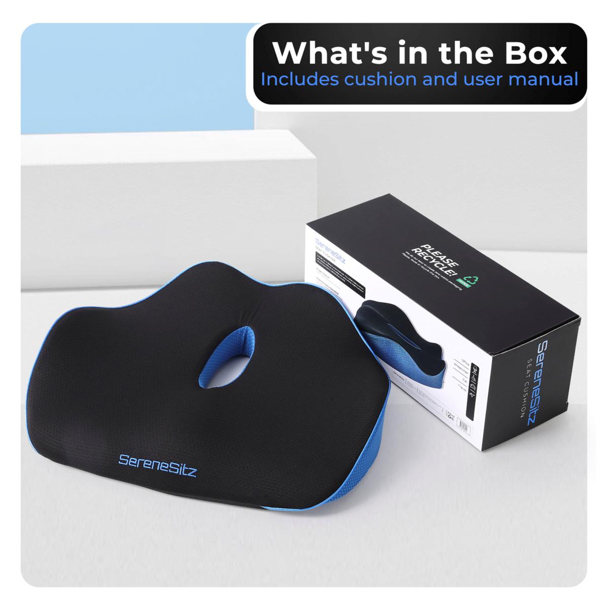 Serenesitz Orthopedic Memory Foam Seat Cushion | HSN