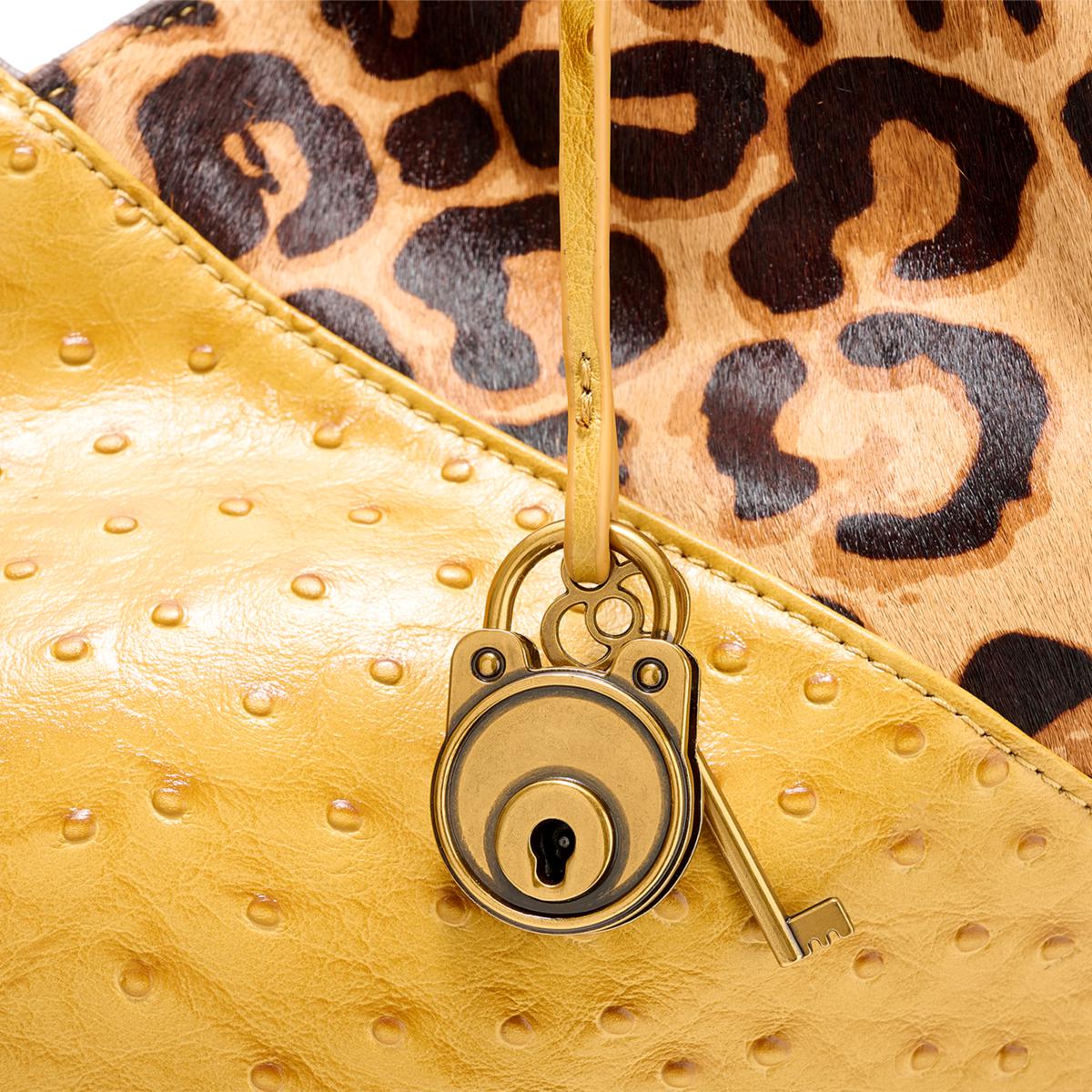 Sharif Legacy Ostrich & Haircalf Sculpted Hobo | HSN