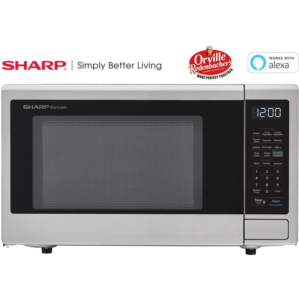 Sharp Countertop Microwave w/ AlexaEnabled Controls Steel 10087870