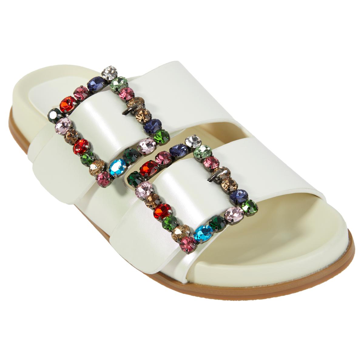 ShuShop Shoes Brittany Sandal w/Crystal Detail - 22746887 | HSN