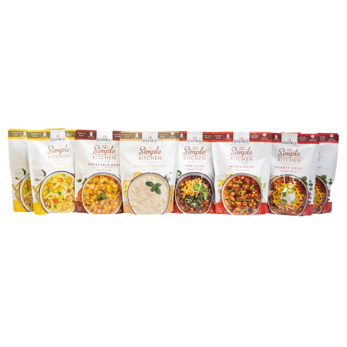 Simple Kitchen by ReadyWise 64-Serving Soup Sampler - 22953557 | HSN