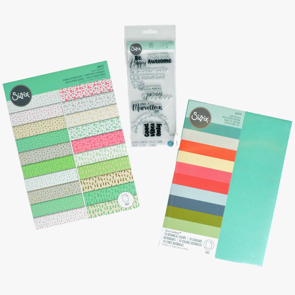 Sizzix Adhesive Sheets 6 by 6-Inch 10/Pack Multi Color