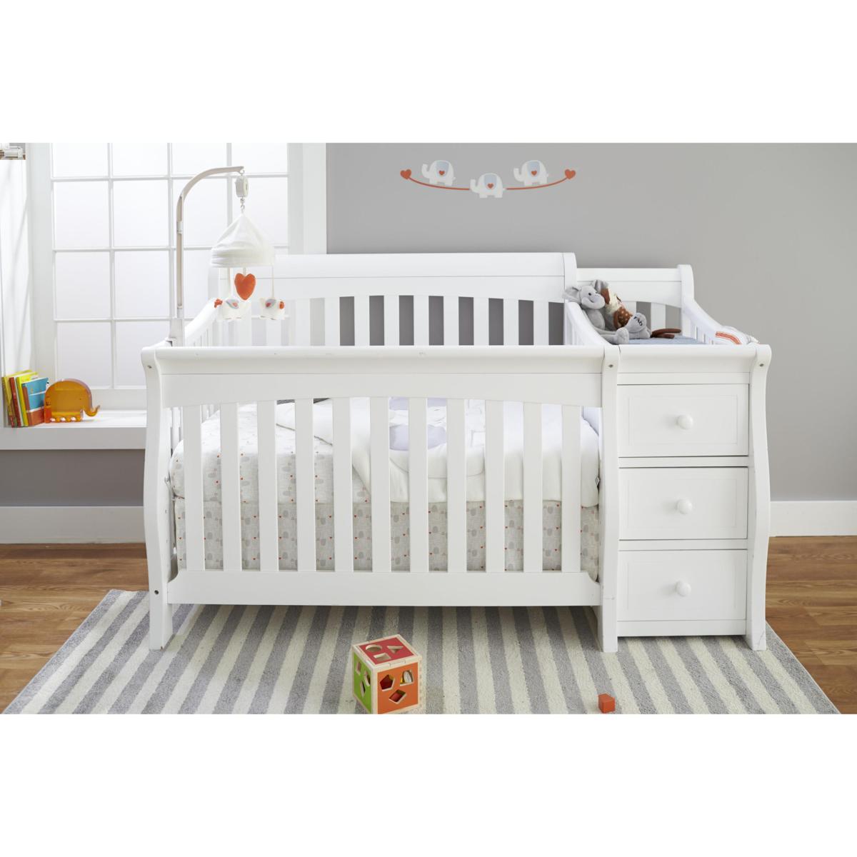 Sorelle Princeton Elite Crib and Changer 9476190 HSN