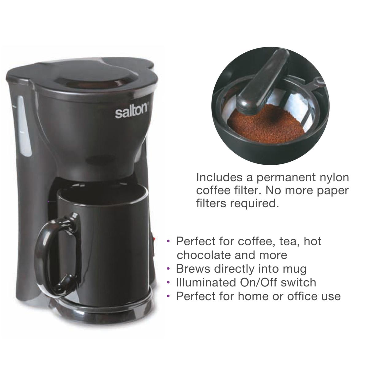 Space Saving 1 Cup Coffeemaker 20957401 HSN