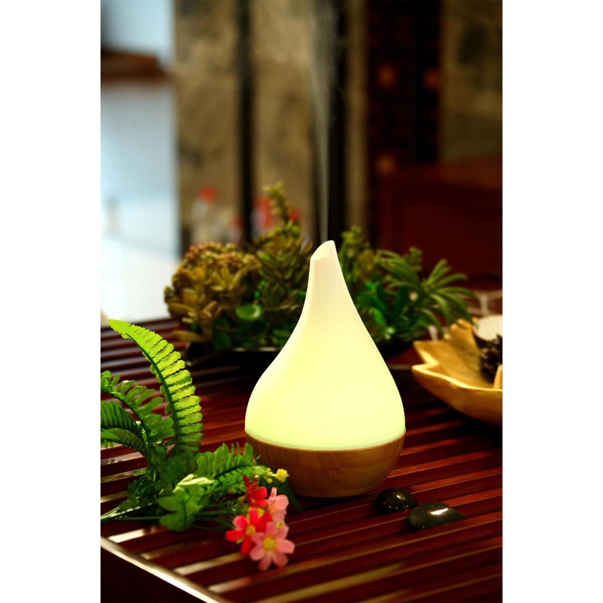 SPT Ultrasonic Aroma Diffuser Humidifier, Bamboo Base | HSN