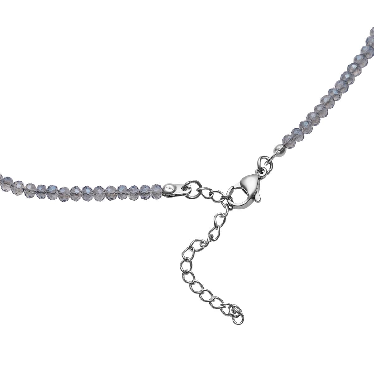 Crystal Beads Stainless Steel Chain Jewelry Finding New Necklace