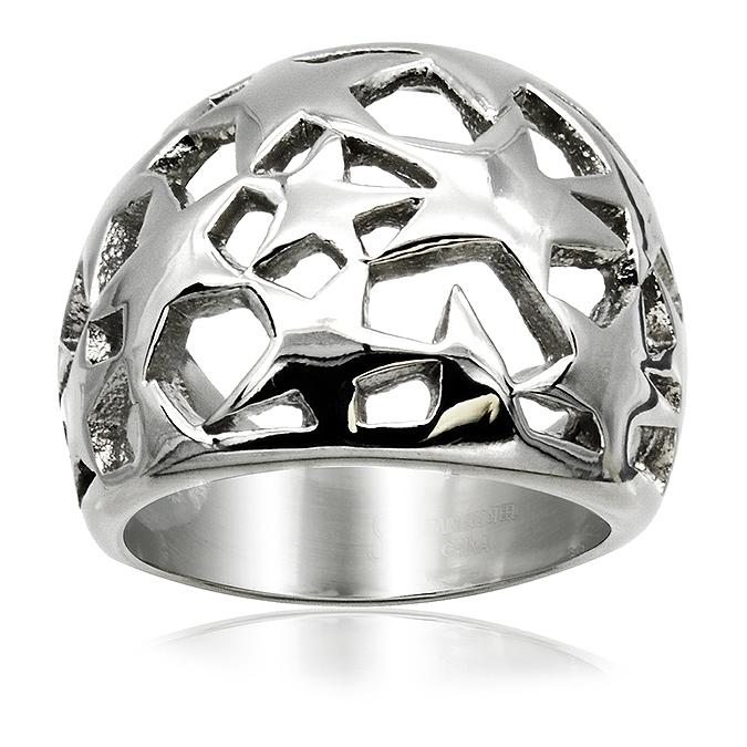 Steel Star Ring, Star motif ring, surgical steel