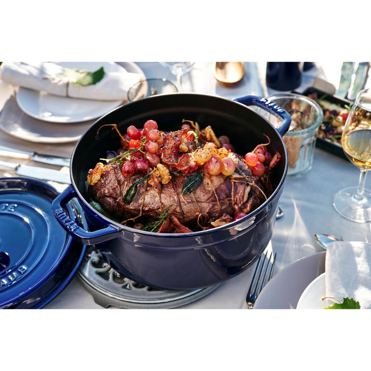 Staub 4-Quart Cast Iron Round Cocotte - 20170367 | HSN