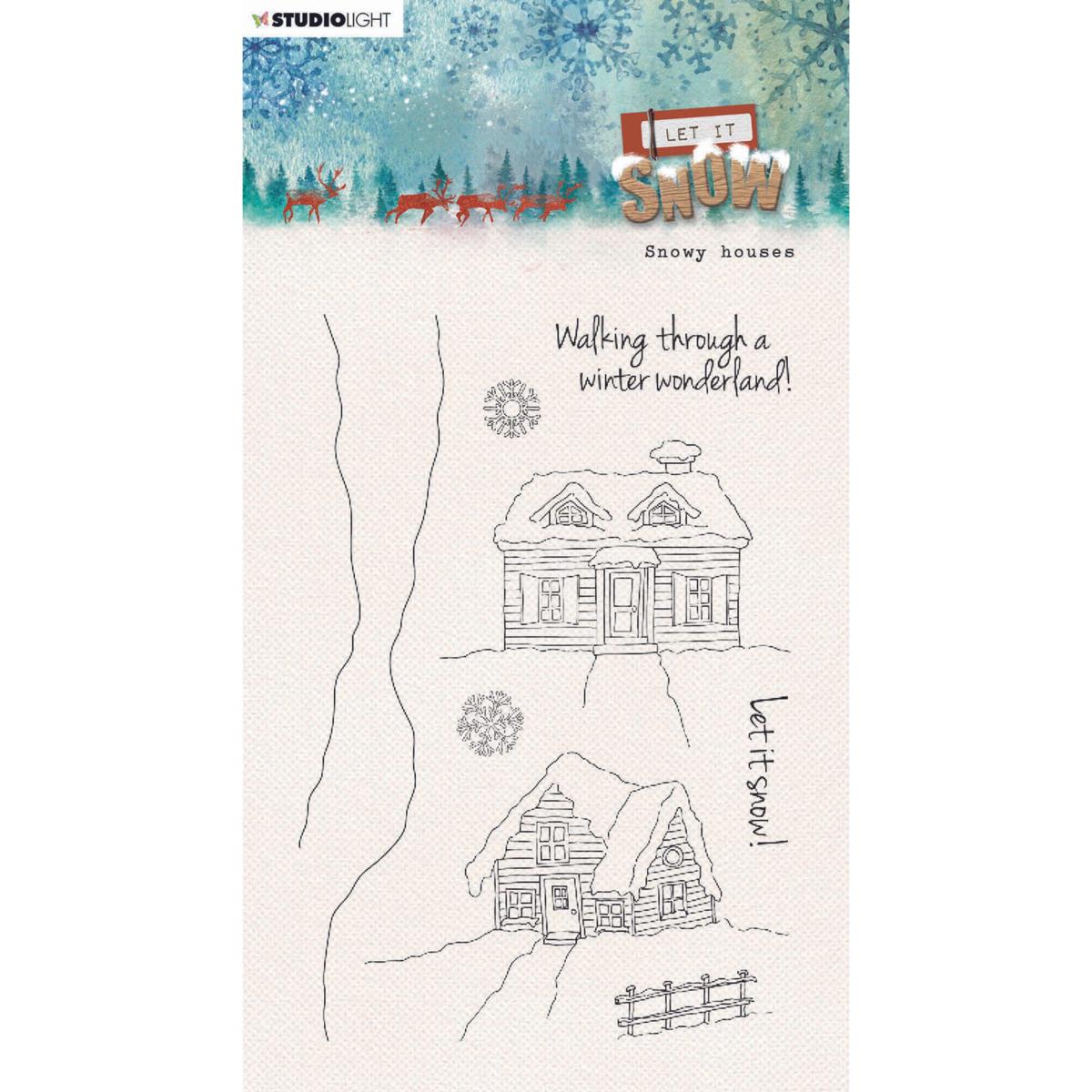 Studio Light SL Clear Stamp Snowy Houses Let It Snow 2 PC nr.264 ...