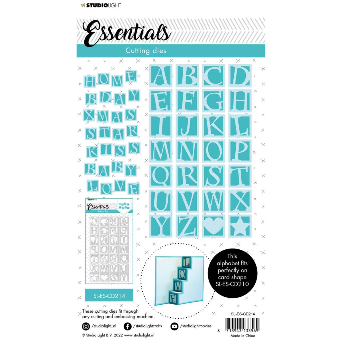 Studio Light SL Cutting Die Square Journal Essentials - no. 100 - 20399264