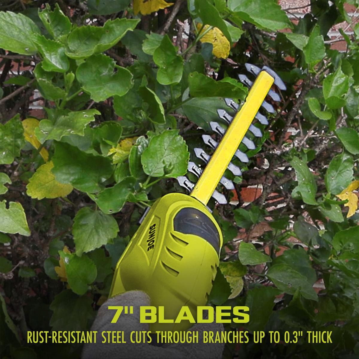 Sun Joe 24-Volt Handheld Pruner and 7