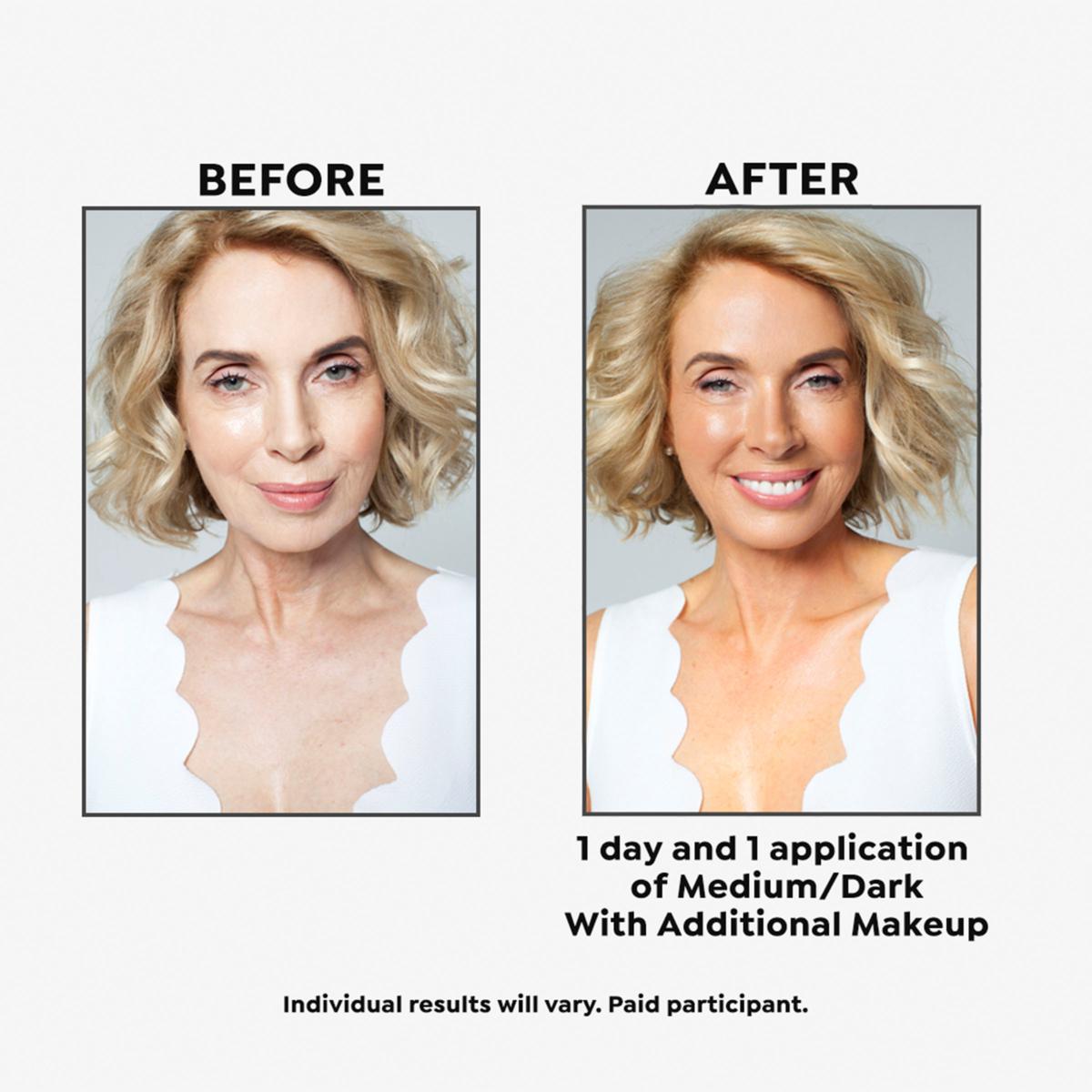 Tan-Luxe Face & Body Illuminating Self-Tan Drops - Medium/Dark AS | HSN