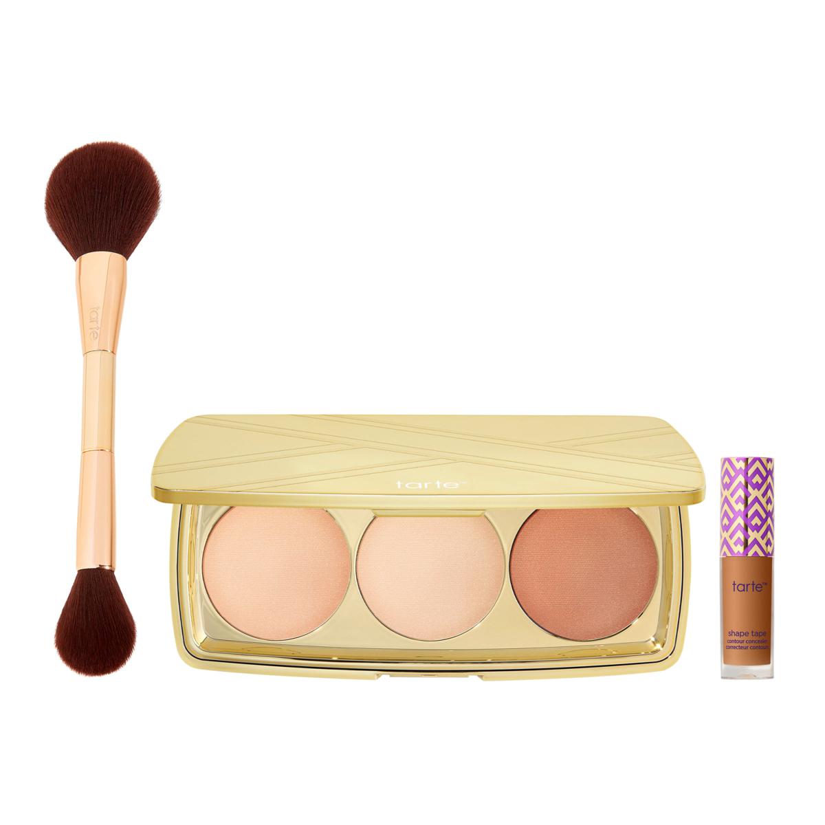 Tarte Tarte Face Tape Full-Coverage Foundation and Brush Set - 44H Tan