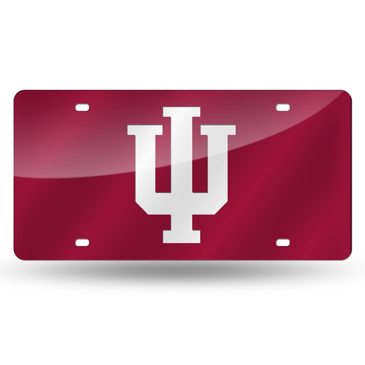 Team Colored Laser Tag License Plate-Indiana University