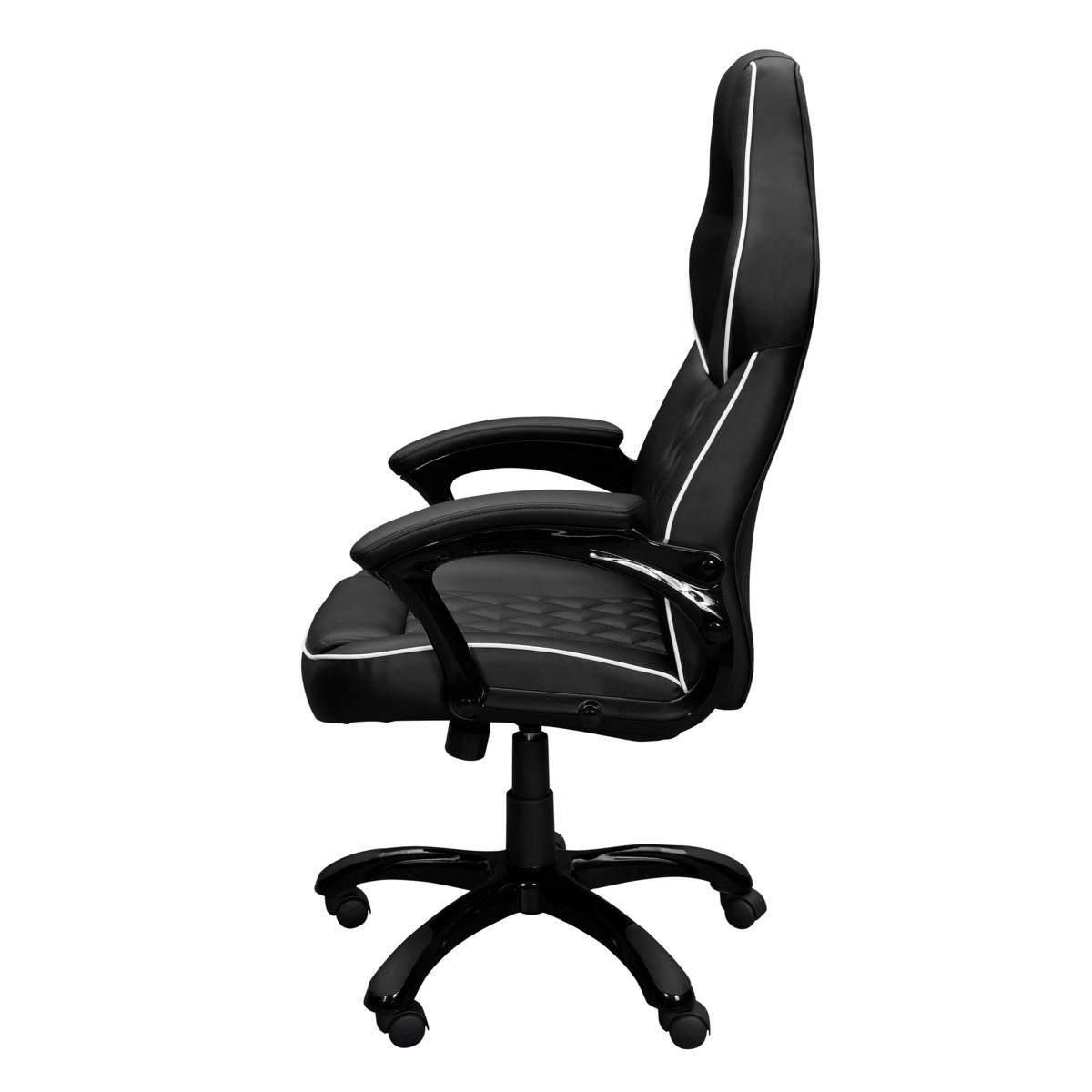 Techni Mobili Deco Lux Black Executive Office Chair