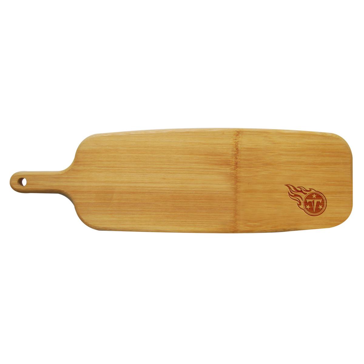 Fanatics Tennessee Titans Bamboo Paddle Cutting and Serving Board