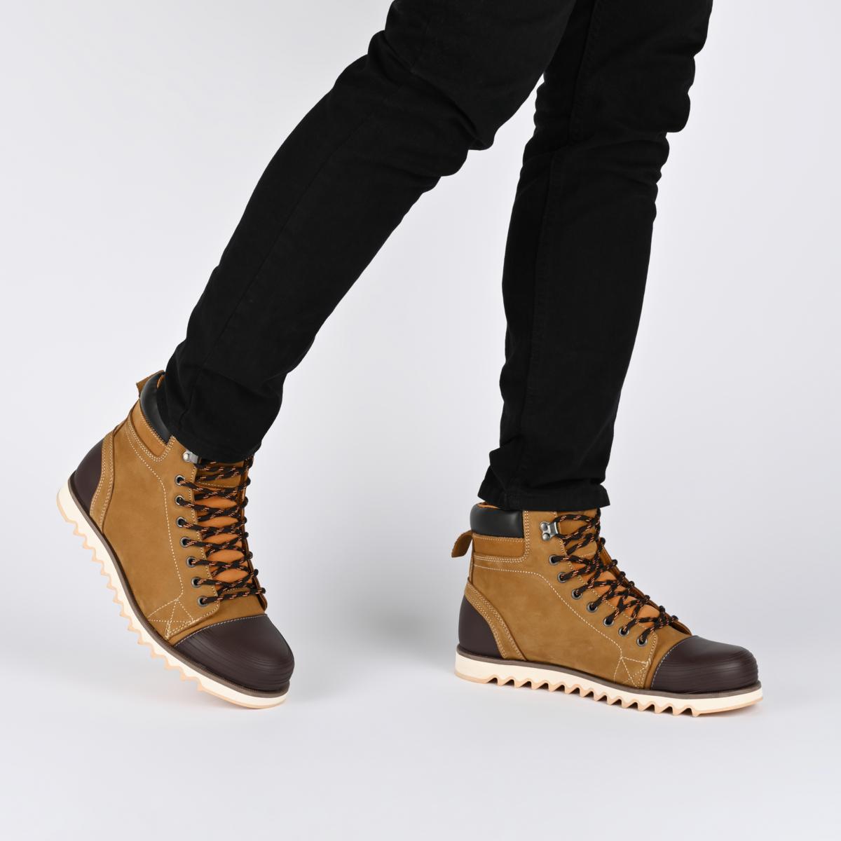 Waterproof cap toe outlet boots