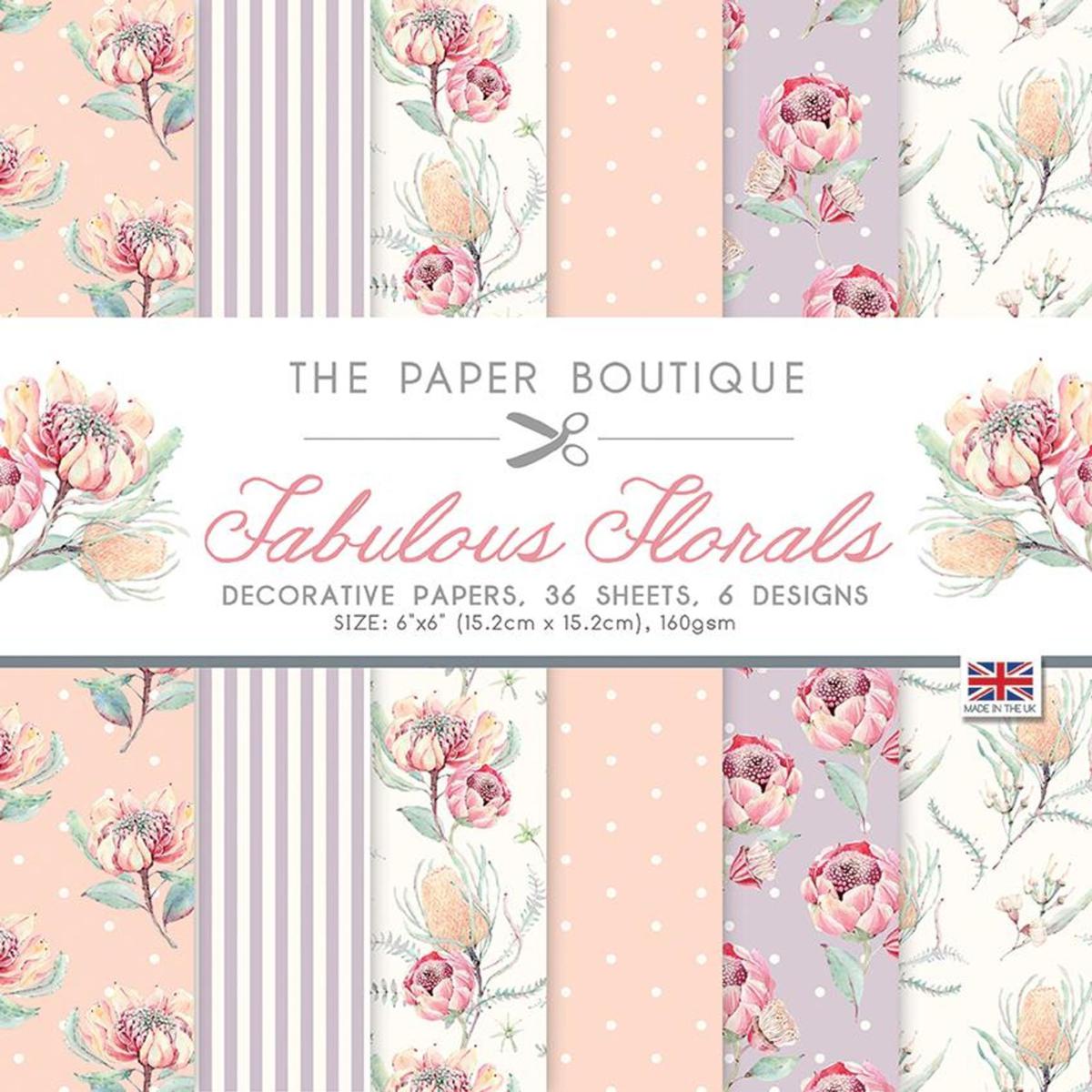 The Paper Boutique Fabulous Florals Paper Pad - 6