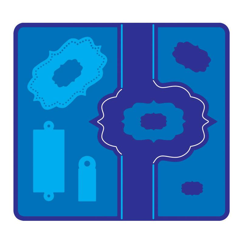 The Stamps of Life Fancy Frame Flip-it Interactive Card Die Set | HSN