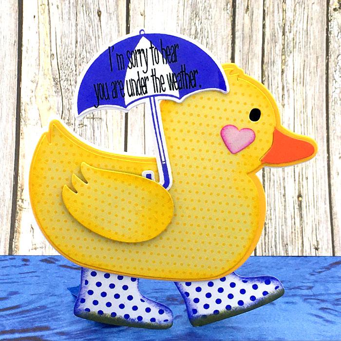 Duck Scrapbook Paper: Rubber by Publishing, Scrapcraft Based