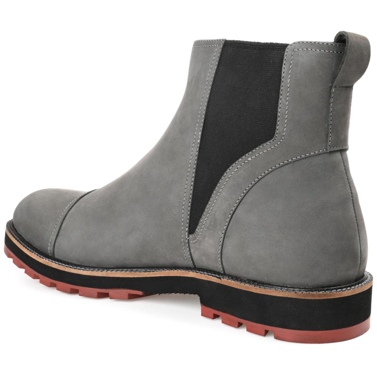 Thomas & Vine Men\'s‎ Jaylon Genuine Leather Cap Toe Ankle Boot Black Size 9.5 Thomas & Vine Men\ main image 2