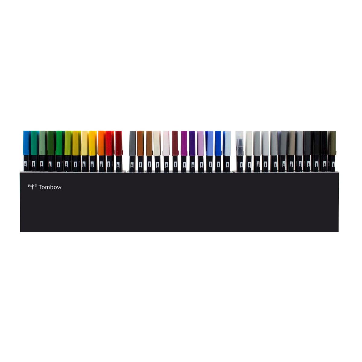 108-Piece Dual Brush Pen Set in Marker Case