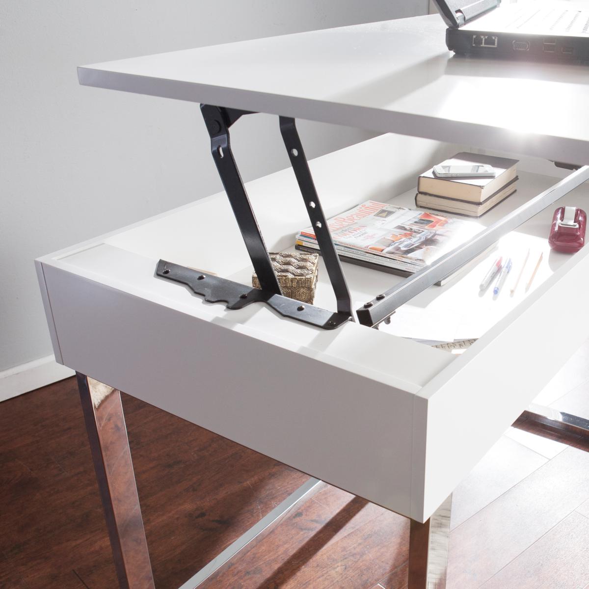 Torrin Adjustable Height Sit-to-Stand Desk - White
