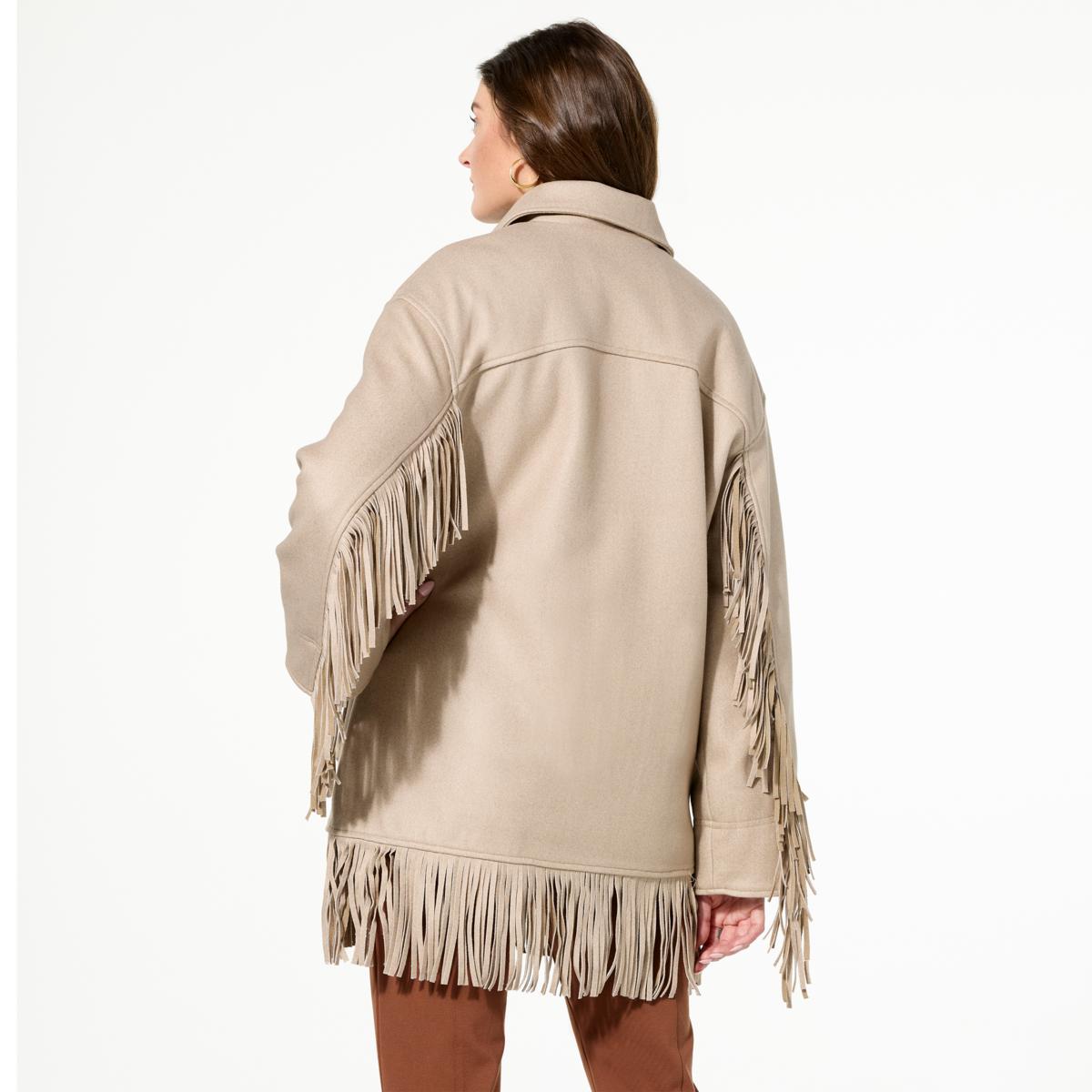 Tower Hill by Christie Brinkley Brushed Faux Melton Jacket with