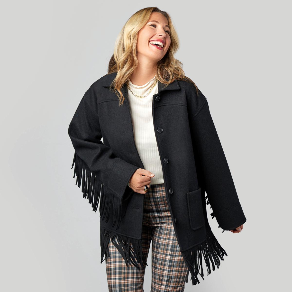 Tower Hill by Christie Brinkley Brushed Faux Melton Jacket with