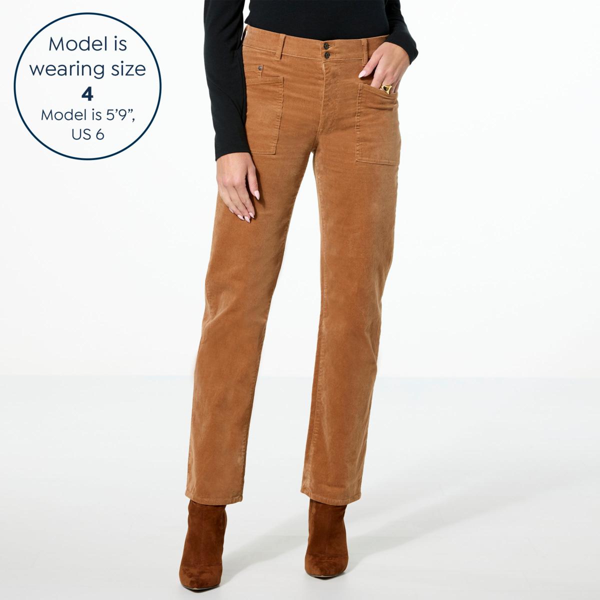 Tower Hill by Christie Brinkley Corduroy Cargo Pant | HSN