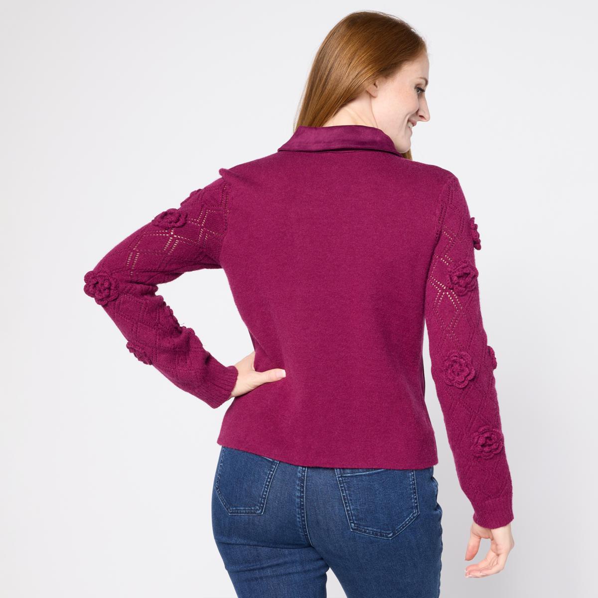 Tower Hill by Christie Brinkley Mixed Media Moto Jacket | HSN