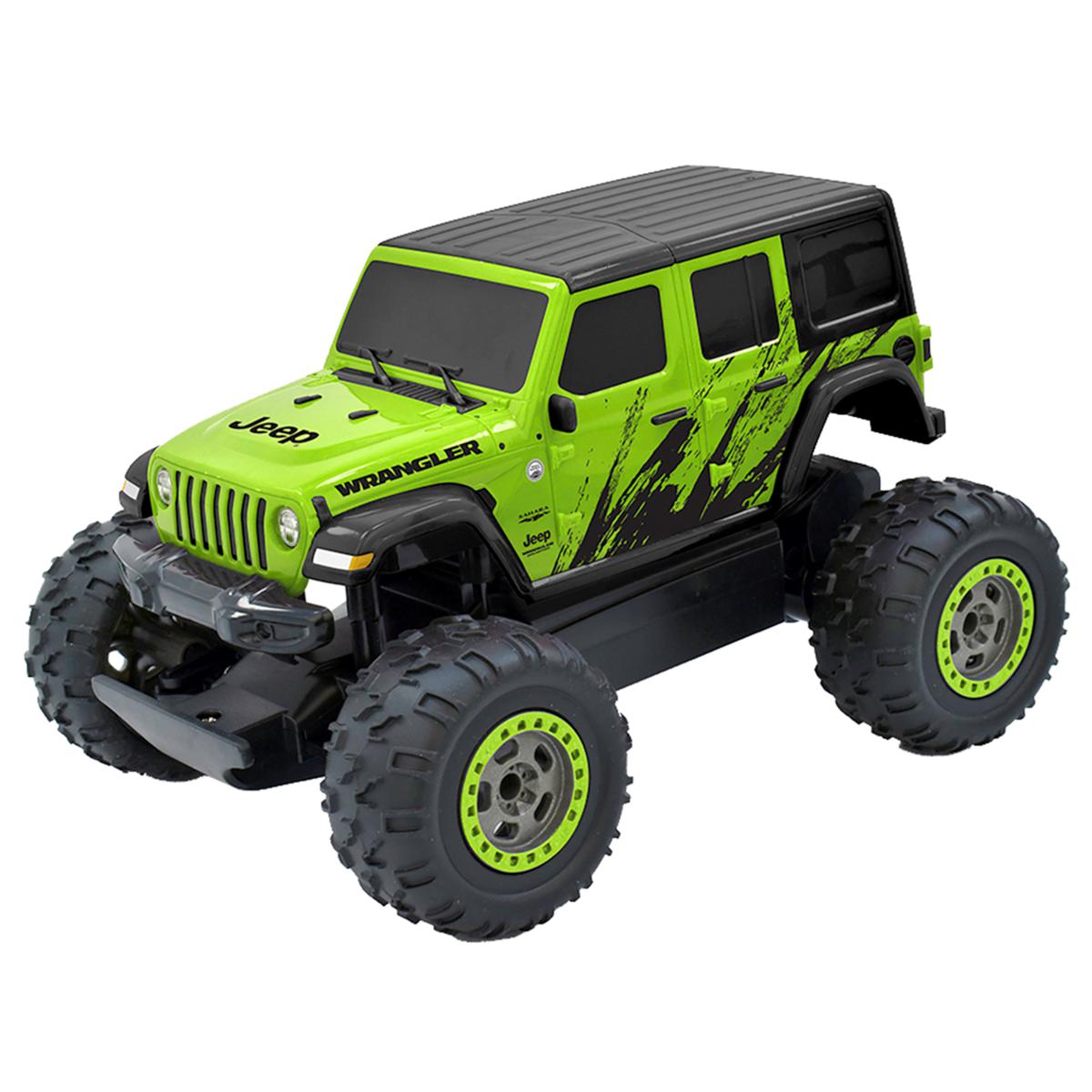 Toy Shock Radio Control Jeep Wrangler Sahara Unlimited 1:22 Scale
