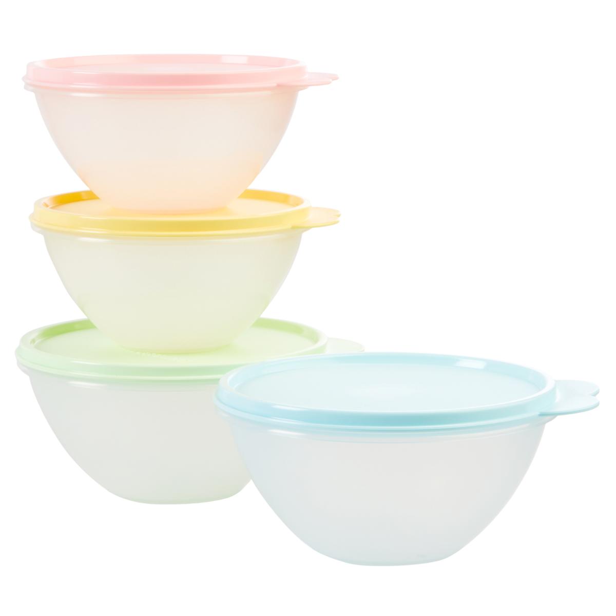 Set of 2 jumbo tupperware 2024 bowls