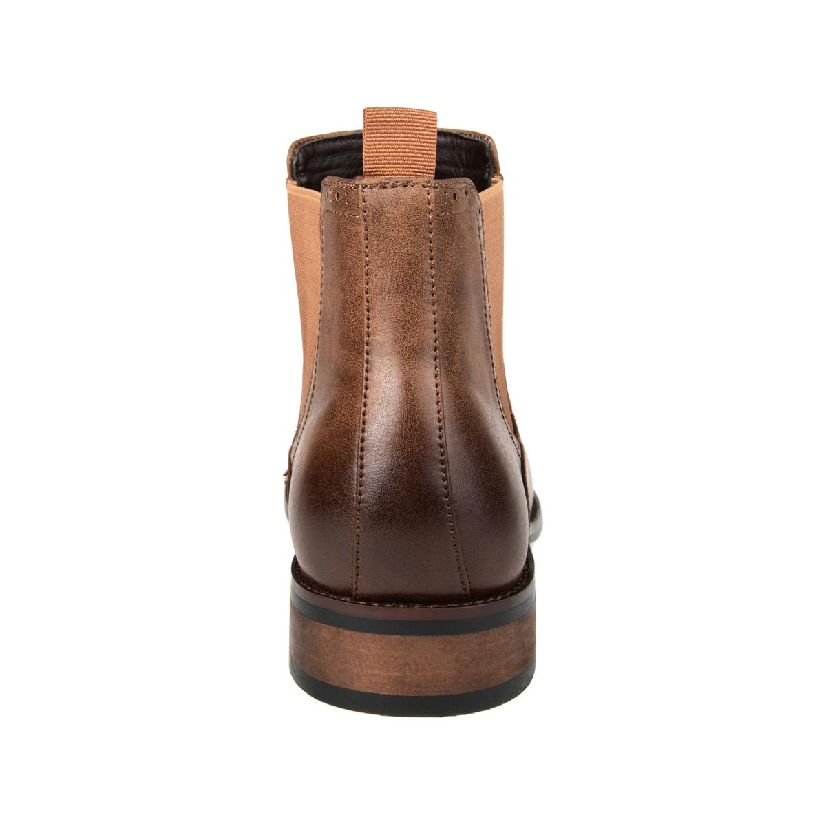 Vance Co. Garrett Wide Width Cap Toe Chelsea Boot | HSN