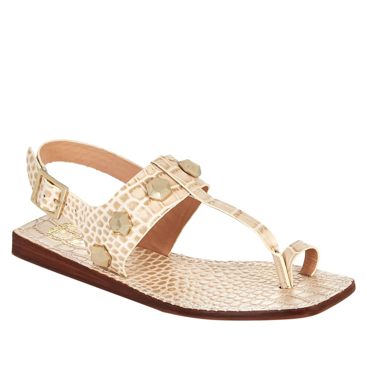 Vince Camuto Dailette Leather Toe Loop Sandal - 20324508 | HSN