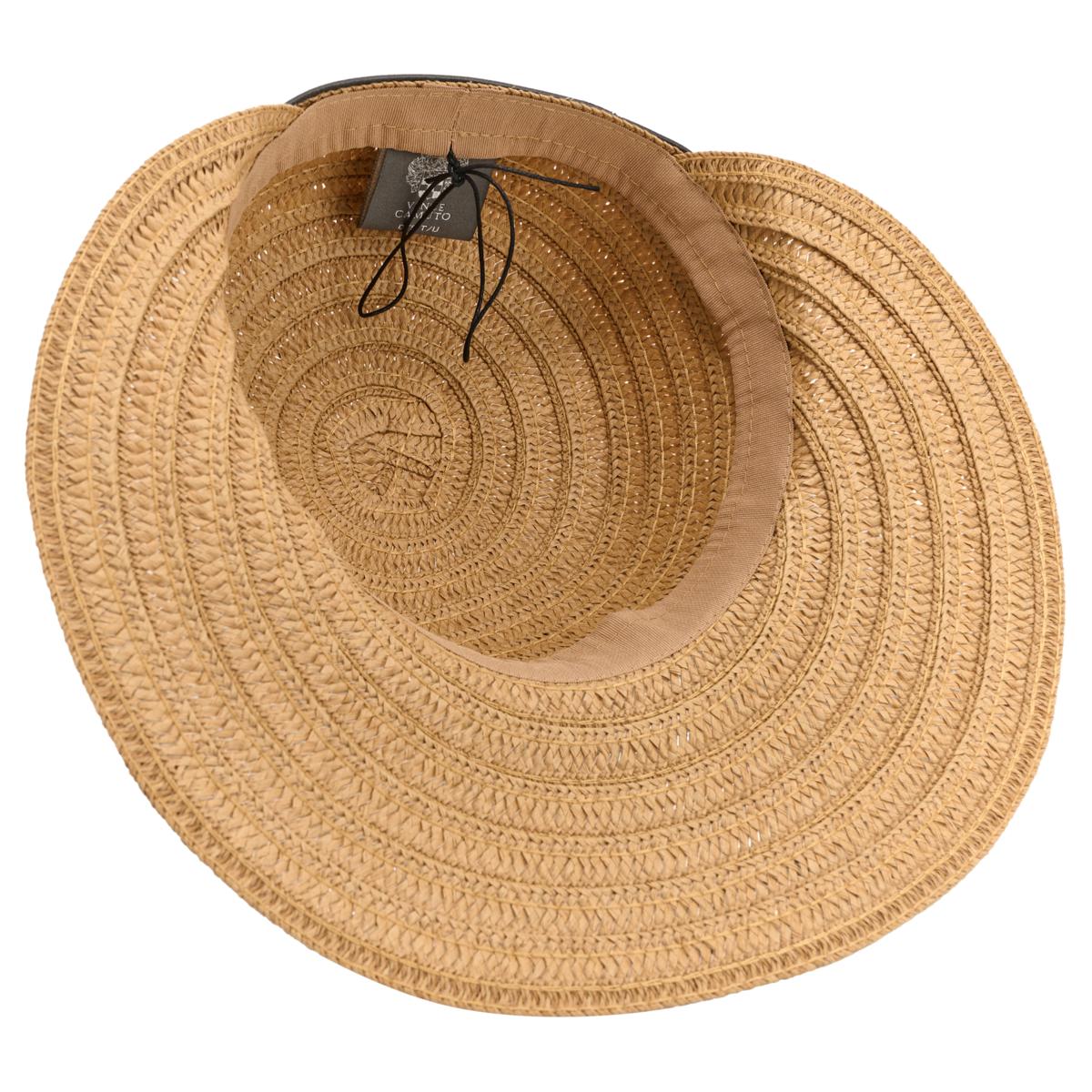 Vince Camuto Tan Wide-Brim Hat Vince Camuto Sun Hat Wide Brim 100% Paper | Mercari main image 2