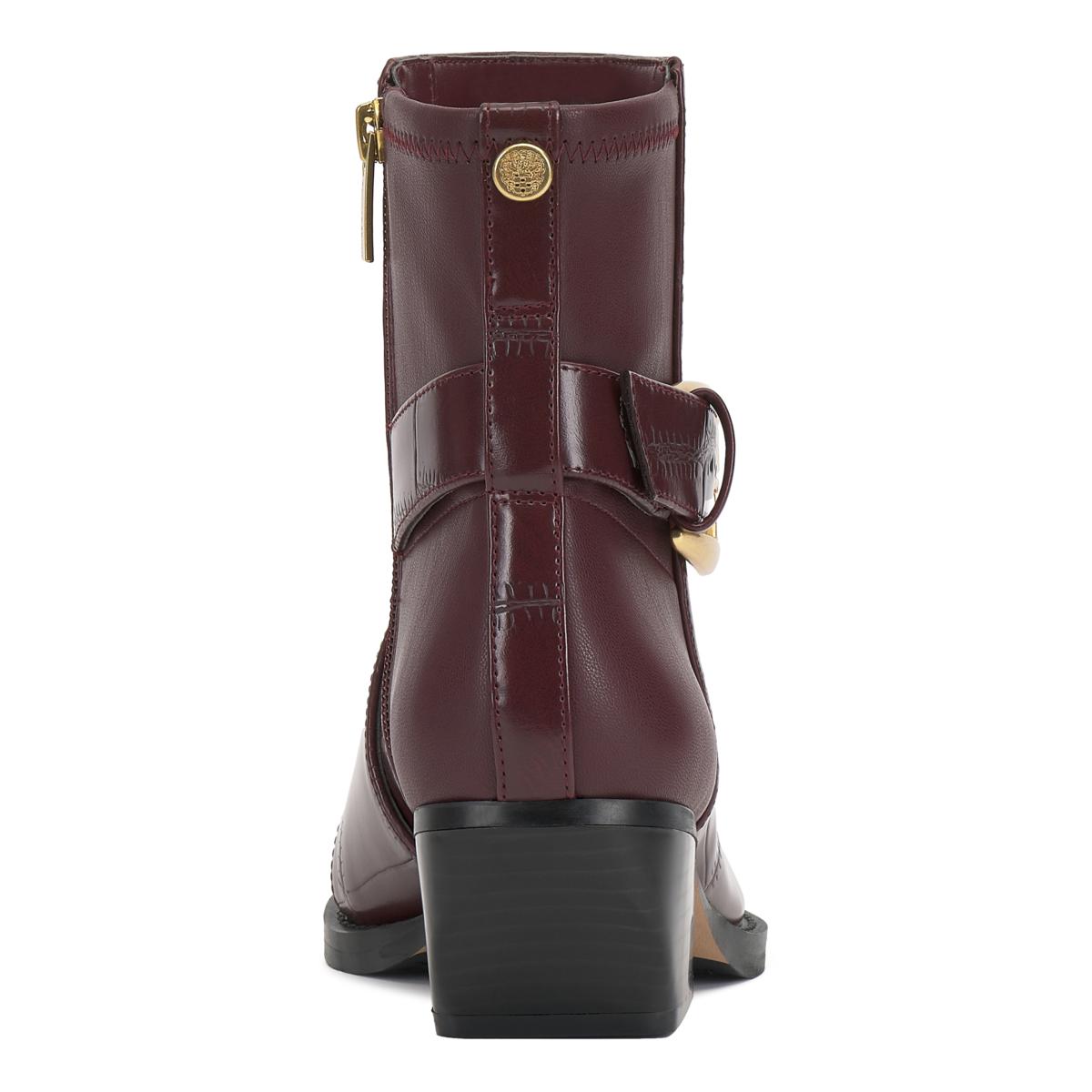 Vince Camuto Philan Western-Style Short Bootie | HSN